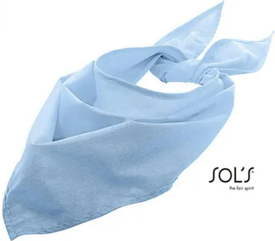 Immagine prodotto di SOLs 01198 | Bandana - Taglia unica: 62 x 62 x 80 cm - Colore: Blu cielo - Dimensioni: 62 x 62 x 80 cm