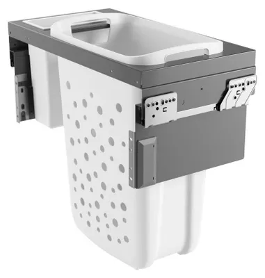 Image de Hailo Collecteur de linge 3270631 Laundry Carrier 600 Salle de bain 37 litres