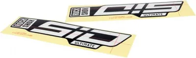 Produktbild von RockShox Gabel DecalKit Sid 35 Ultimate 29" Gloss Polar Foil für Gloss Black
