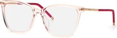 Zdjęcie produktu dla Chopard VCH349M Różowe, przezroczyste, błyszczące 55/16/135 Okulary damskie