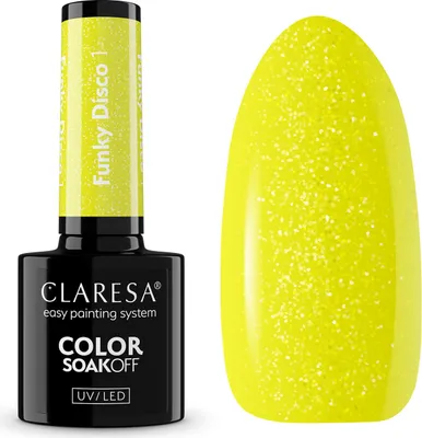 Produktbild von Claresa Hybrid-Nagellack FUNKY DISCO 1