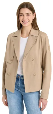 Immagine prodotto di Cappotto Cecil, modello trench, color cammello, vestibilità slim, taglia M