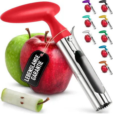 Produktbild von Edelstahl Apfelentkerner - Robuster Entkerner für Äpfel, Birnen und Paprika