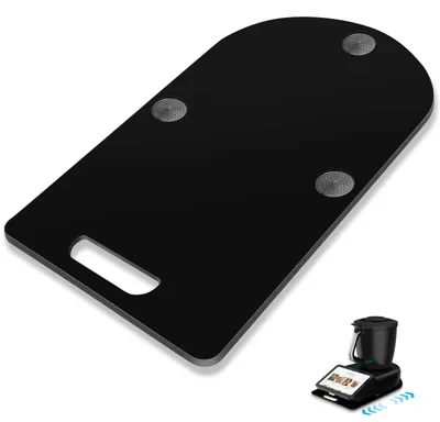 Glijplank für TM7, Acryl, 360°-Rollen, schwarz