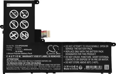 Produktbild von TECHTEK Laptop Akkus Kompatibel mit Ersetzt M38779-2B1, für M38780-005, für PD02XL, für TPN-DB0H