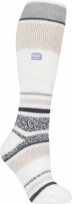 Produktbild von Heat Holders Thermo Skisocken Damen | Dicke Socken Bunt Gestreift Warm