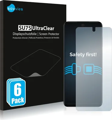Produktbild von 6x Für Motorola Moto G32 Schutzfolie Savvies Displayschutz Display Schutz Folie Klar Transparent