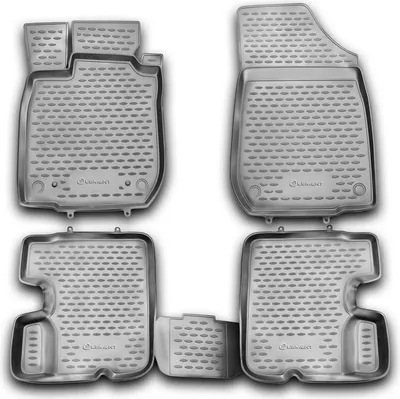 Image de ELEMENT Tapis de sol 3D en caoutchouc compatibles avec Renault Sandero, à partir de 2010 | 4 pièces