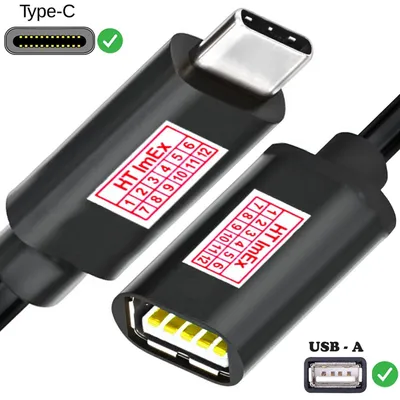 Produktbild von USB C OTG Adapter Kabel USB 2.0 USB-C zu USB-A Buchse Handy Tablet PC Computer