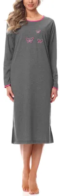 Image de Chemise de nuit à manches longues pour femmes Merry Style 91LW1 (Manche longue, 44 (taille fabricant : XXL))