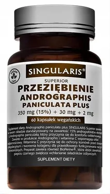 Produktbild von Andrographis Paniculata Plus - Immunstärkung 60 Kapseln, 350mg + 30mg + 2mg, Erkältungsabwehr