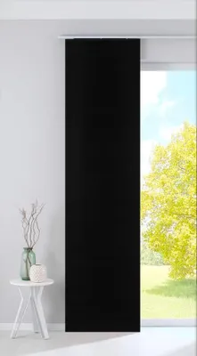 Produktbild von Stoffschmiede ® | Schiebegardine | Blackout | 60x245cm | Schwarz