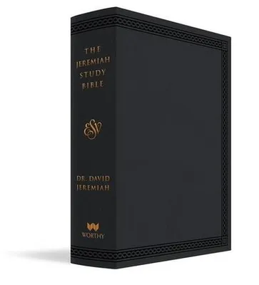 Produktbild von The Jeremiah Study Bible, Esv, Black Leatherluxe (Indexed)