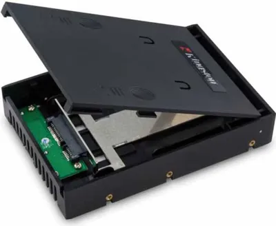 Obrázek produktu pro Kingston Technology 2.5 - 3.5" SATA Drive Carrier, Univerzální, Rámeček na HDD, Černá, Čína, 1 kusů