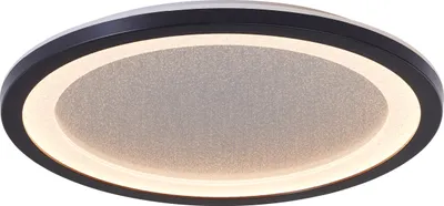 Produktbild von BRILLIANT schwarzes LED Aufbaupaneel MOSAKO | Deckenleuchte mit 3-Stufen-Dimmer + Glitzereffekt | Ø 30 cm| 20 W 2600 lm 2700 K | Kunststoff