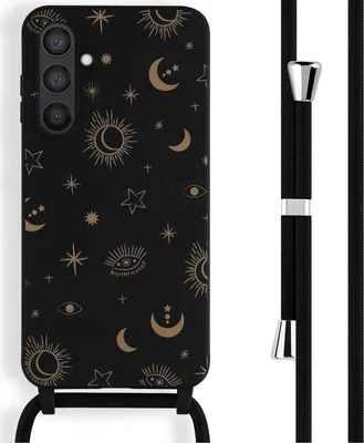 Produktbild von imoshion SilikonHülle design mit Band Samsung Galaxy S23 FE - Sky Black