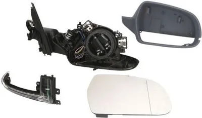 Produktbild von BLIC 5402-25-049334P Außenspiegel Seitenspiegel Rechts für AUDI A4 Avant (8K5, B8) Beheizt Asphärisch Grundiert Elektrisch