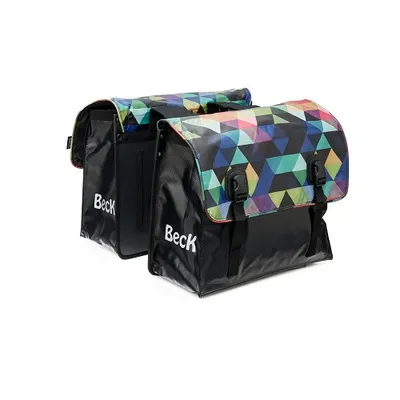 Zdjęcie produktu dla Torba na ramię BECK Classic Coloured Triangles Fahrradtasche