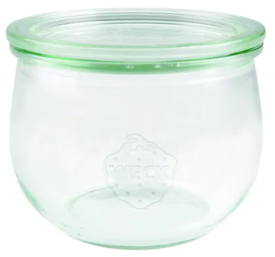 Obrázok produktu pre Weck Tulpenglas, Inhalt 500 ml, Einmach Glas mit Glasdeckel, 6 Stück