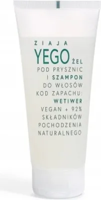 Zdjęcie produktu dla Ziaja Yego, Żel pod prysznic i Szampon do włosów Wetiwer, 200 ml