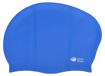 Image de Aquawave - Bonnet de bain « Hairly » pour hommes/femmes, unisexe PP14496 (taille unique) (bleu)