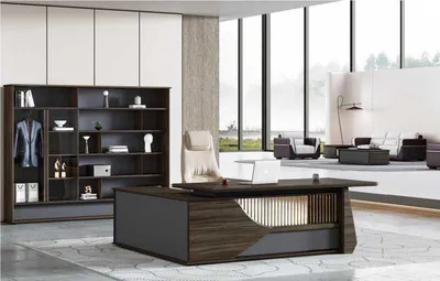 Produktbild von Eckschreibtisch Tisch Büro Tische Schreibtische Möbel Chefschreibtisch