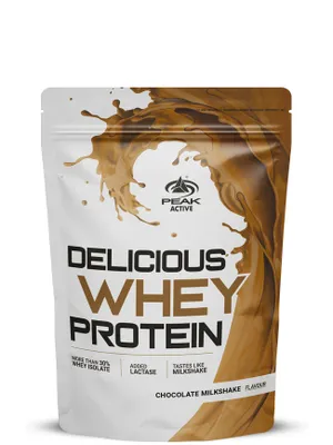 Produktbild von Delicious Whey Protein - 450g : Chocolate Milkshake I Eiweiss I Eiweiß I Proteinmischung (Whey Konzentrat I Whey Isolat) I Milchshake - Konsistenz I mit Laktase I perfekte Löslichkeit I unschlagbarer Geschmack I Muskelaufbau