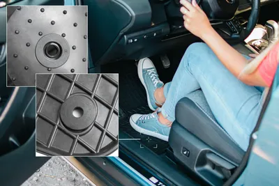 Produktbild von Gummimatten Fußmatten Vorne Schwarz für Mazda 6 II GH 2007-2014