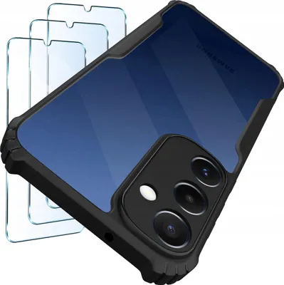 Immagine prodotto di Custodia per Samsung S25 | Rinforzata Trasparente in silicone | Set di 3 vetri