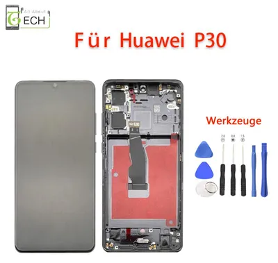Produktbild von Für Huawei P30 ELE-L29 LCD (OLED) Display Bildschirm Touchscreen mit Rahmen