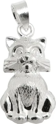 Produktbild von Anhänger Katze Kätzchen aus 925 Silber Kettenanhänger Halsschmuck Damen