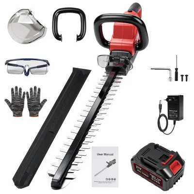 Produktbild von 21V Akku-Heckenschere 56cm Handheld Gartenstrauchschneider 850W Beschneidwerkzeug