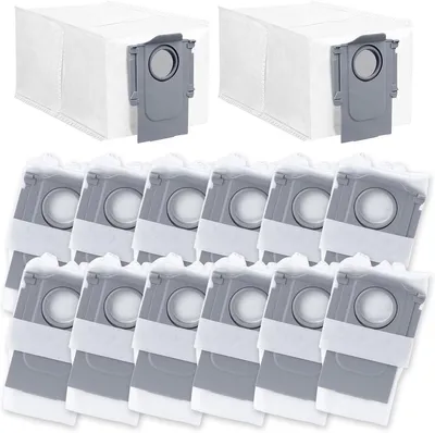 Produktbild von PromoHome® 14 Stück Staubsaugerbeutel kompatibel mit Roborock Saros 10R, Qrevo Master, Qrevo Pro, Qrevo Curv, Qrevo Edge, S8 MaxV Ultra, S8