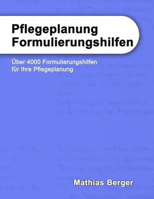 Produktbild von Pflegeplanung Formulierungshilfen