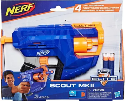 Zdjęcie produktu dla Nerf N-Strike Elite Scout Mkii + 4 rzutki