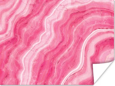Produktbild von MuchoWow® Poster Achat Geode - Rosa - Kristall - Geode 120x90 cm - Wandbild