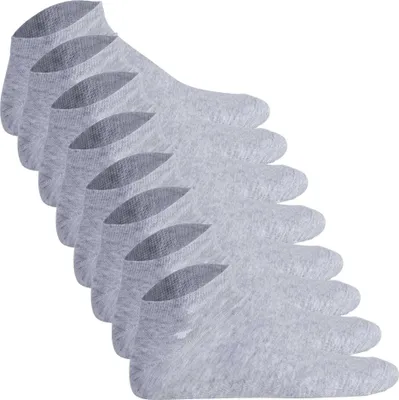 Produktbild von TOM TAILOR 8er Pack Uni Socken - Basic, Sneakersocken, einfarbig Hellgrau 43-46