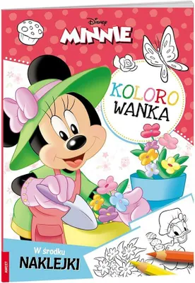 Produktbild von Malbuch zum Ausmalen mit Minnie Maus, Daisy Duck und ihren Freunden, inklusive Aufkleber