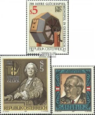 Produktbild von Briefmarken Österreich 1987 Mi 1904,1905,1906 (kompl.Ausgaben) postfrisch Sondermarken