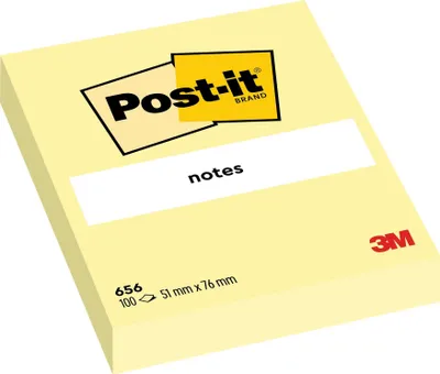 Immagine prodotto di 3M Post-it Notes Haftnotizen, 51 x 76 mm, gelb 100 Blatt-Block (656)