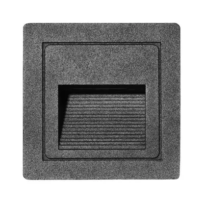 Obrázok produktu pre Ecolite LED vstavané fasádne svietidlo 3W IP54 čierné Z01WF-CR