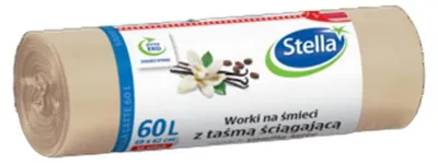 Obrázek produktu pro Worki na śmieci Stella 60 litrów 10 sztuk