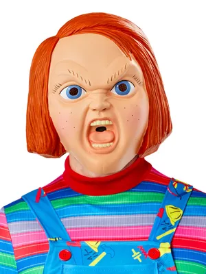 Produktbild von Chucky Erwachsenen Halbmaske - Einheitsgröße