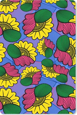 Produktbild von MuchoWow® Mauspad Mousepad Blumen - Muster - Afrika 40x60 cm - Mousepads - Maus Mat - Pad - Mausunterlage - Schreibtisch Accesoire