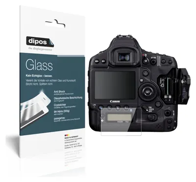 Obrázok produktu pre 2x ochranná fólia pre Canon Eos 1DX - Anti-Shock 9H Film dipos Glass Plastic Glass