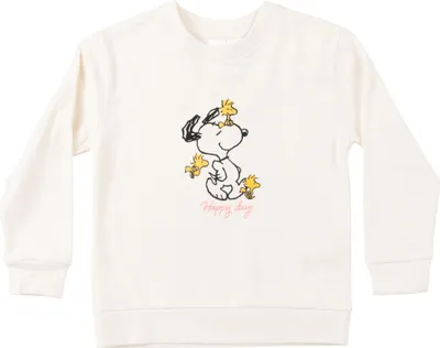Produktbild von The Peanuts Snoopy Baby Sweatshirt für Mädchen - Pullover Babykleidung Oberteil Langarm Weiß 62-68