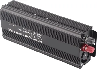 Zdjęcie produktu dla Falownik sinusoidalny z korekcją 12 V Przetwornica 220V 1000W z panelem słonecznym