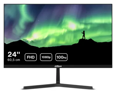 Produktbild von Dahua Technology LM24-B200S, 60,5 cm (23.8"), 1920 x 1080 Pixel, Full HD, LED, 6,5 ms, Schwarz