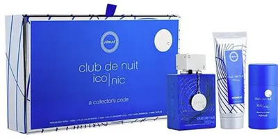 Immagine prodotto di Armaf - Club De Nuit Blue Iconic Set regalo EDP 105 ml, gel doccia 100 ml e deodorante 75 g 105ml