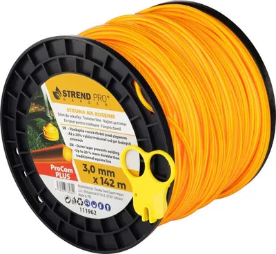 Image de Fil de débroussailleuse ProCom Plus, 3,0 mm, bobine L-142 m, carré